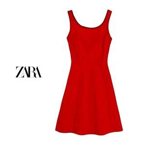 Fit and Flare A-Line Skater Dress by Zara